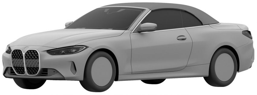 G23 BMW 4 Series Convertible pictured in IP filing 1174924
