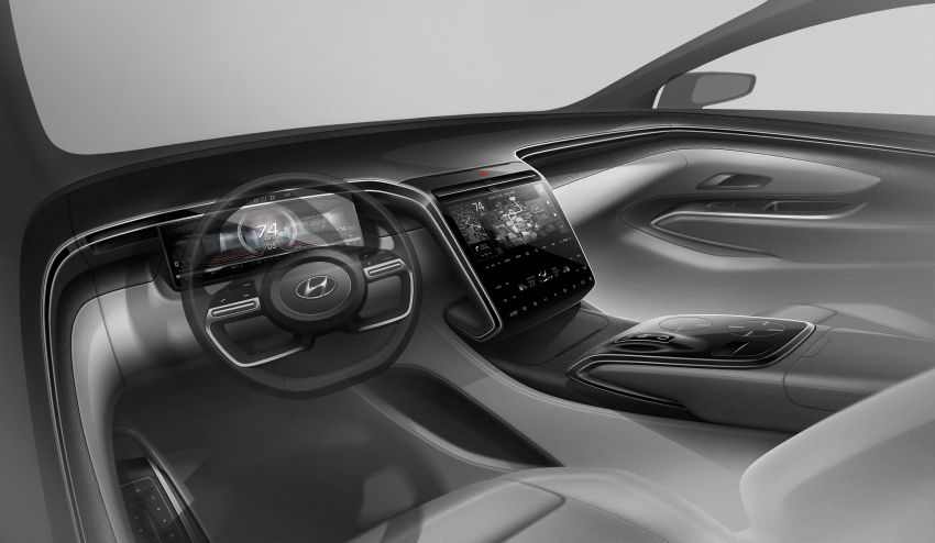 2021 Hyundai Tucson SUV teased – Parametric hidden LEDs, two wheelbase options, September 15 debut Image #1170327