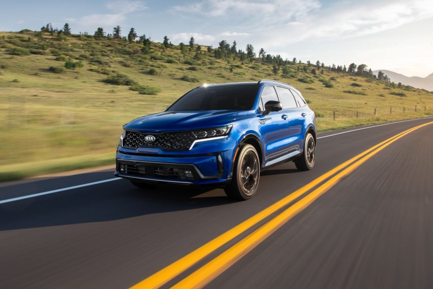 2021 Kia Sorento for the US – three-row SUV offered with four powertrains, six- or seven-seat layouts 1181503