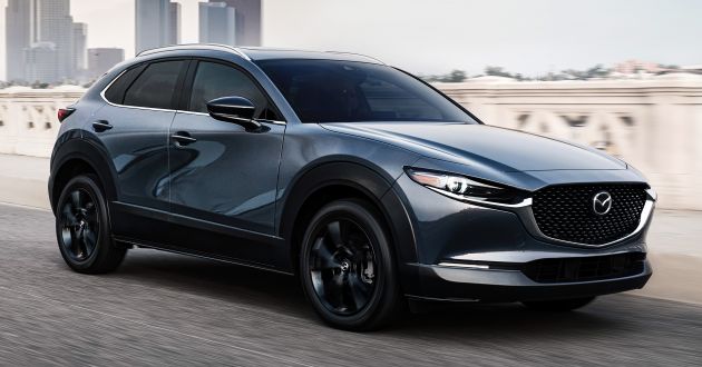 2021 Mazda CX-30 Turbo debuts in the US – 2.5 litre turbo-four with 250 hp, 434 Nm; 6-speed auto, AWD