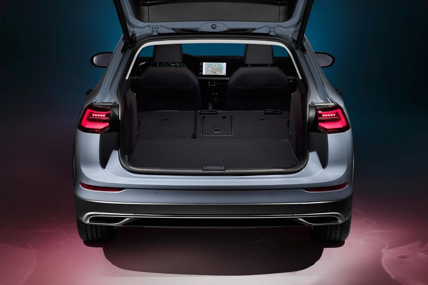 2021 Volkswagen Golf Estate, Alltrack models debut – longer wheelbase, more rear room, bigger boot space 1173390
