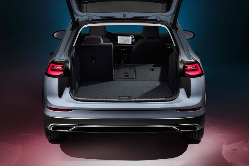 2021 Volkswagen Golf Estate, Alltrack models debut – longer wheelbase, more rear room, bigger boot space 1173391