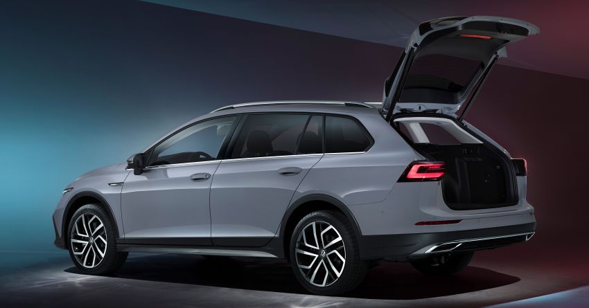 2021 Volkswagen Golf Estate, Alltrack models debut – longer wheelbase, more rear room, bigger boot space 1173395