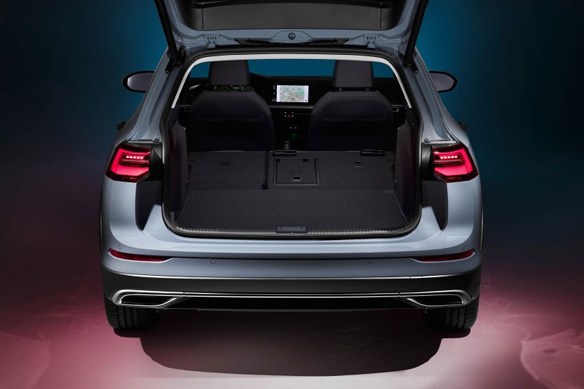 2021 Volkswagen Golf Estate, Alltrack models debut – longer wheelbase, more rear room, bigger boot space 1173864