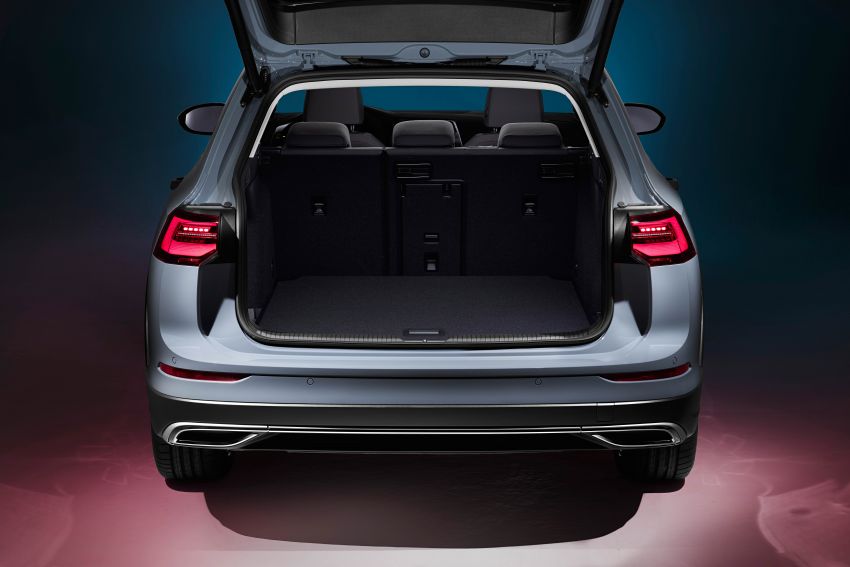 2021 Volkswagen Golf Estate, Alltrack models debut – longer wheelbase, more rear room, bigger boot space 1173869