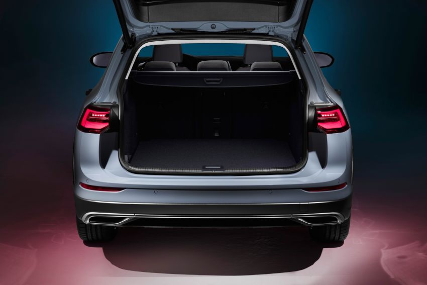 2021 Volkswagen Golf Estate, Alltrack models debut – longer wheelbase, more rear room, bigger boot space 1173870