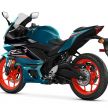 2021 Yamaha YZF-R3 in new teal and MotoGP livery