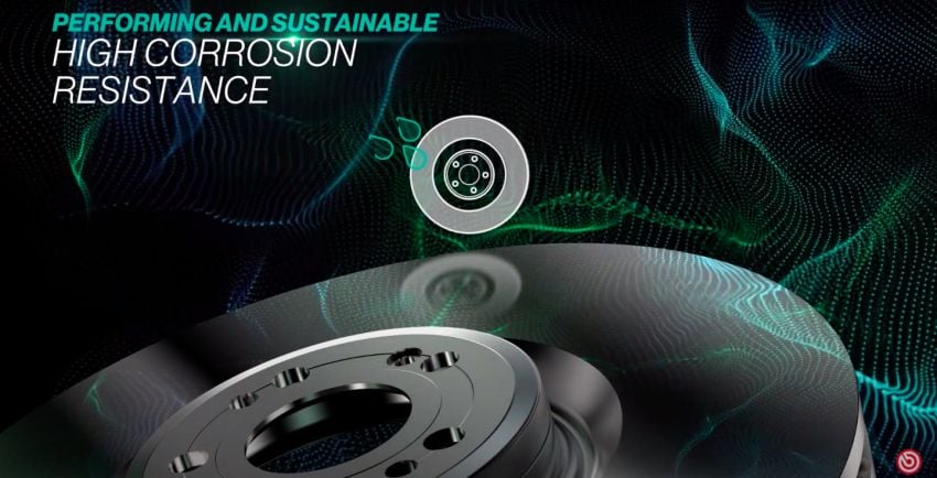 Brembo Greentive – reduced dust emission brake disc 1177980