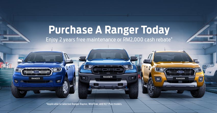 AD: Tawaran istimewa Ford Ranger hingga Disember — nikmati dua tahun servis percuma atau rebat tunai 1182128