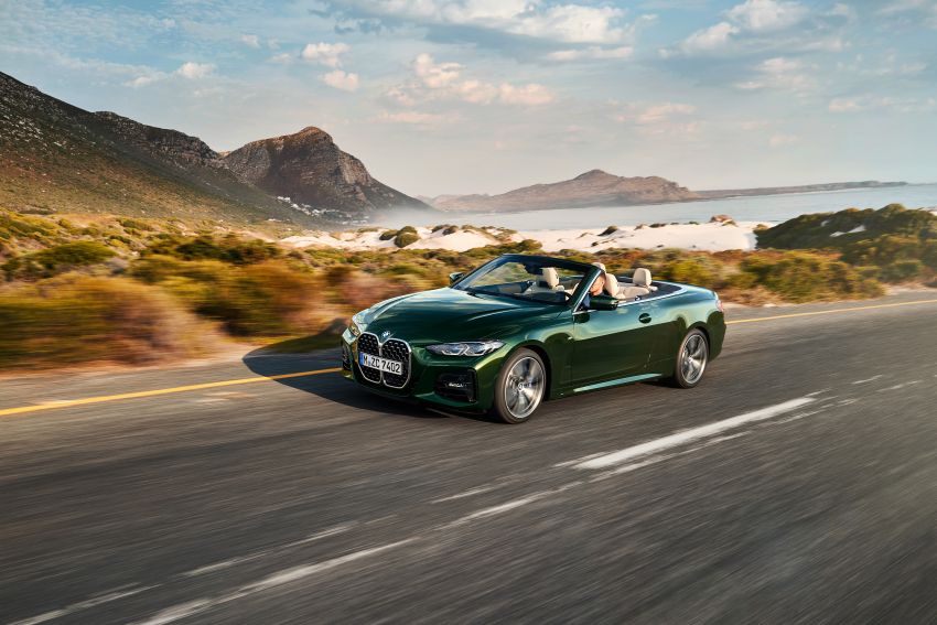 G23 BMW 4 Series Convertible debuts – less weight, 80-litre gain in luggage capacity with new fabric roof 1185451