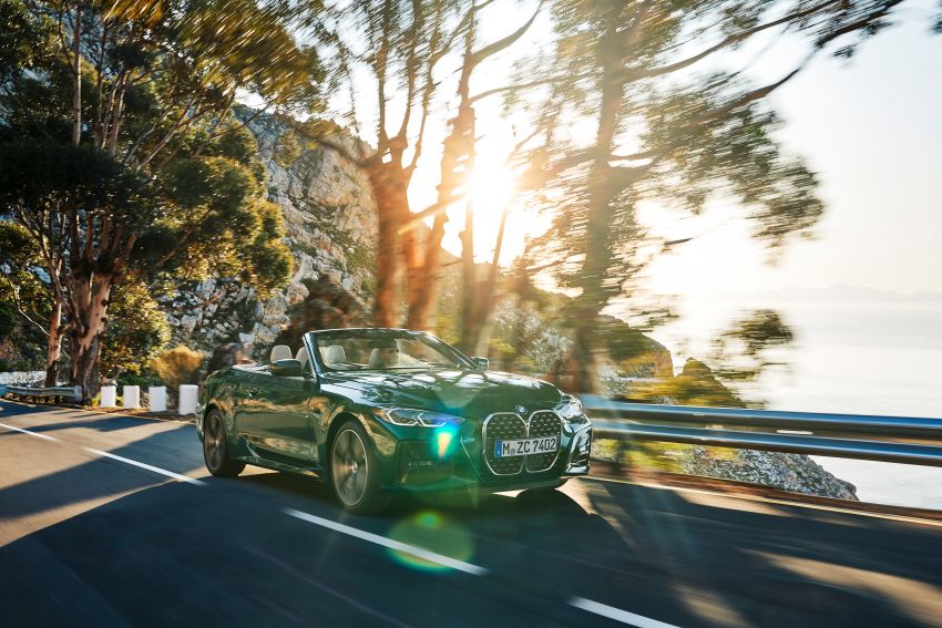 G23 BMW 4 Series Convertible debuts – less weight, 80-litre gain in luggage capacity with new fabric roof 1185472