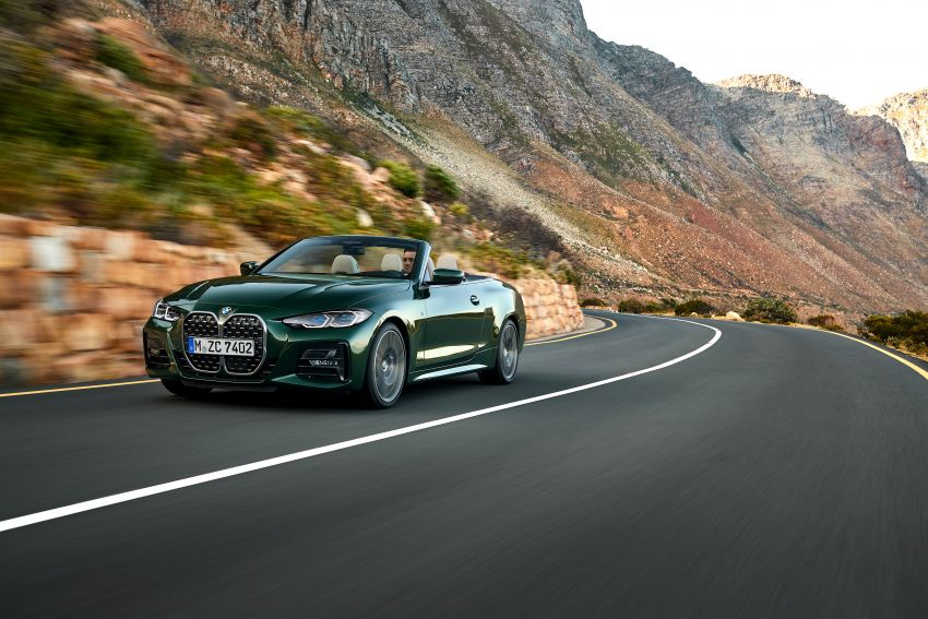 G23 BMW 4 Series Convertible debuts – less weight, 80-litre gain in luggage capacity with new fabric roof 1185474