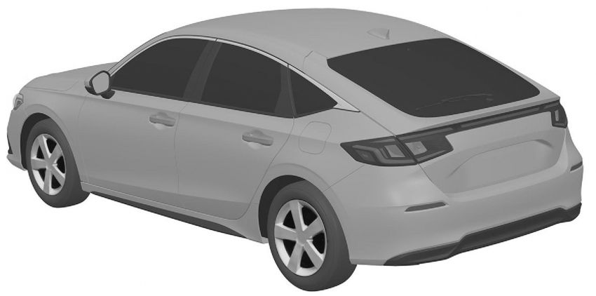 Eleventh-generation Honda Civic design revealed in patent images – sedan and hatchback versions seen 1185457