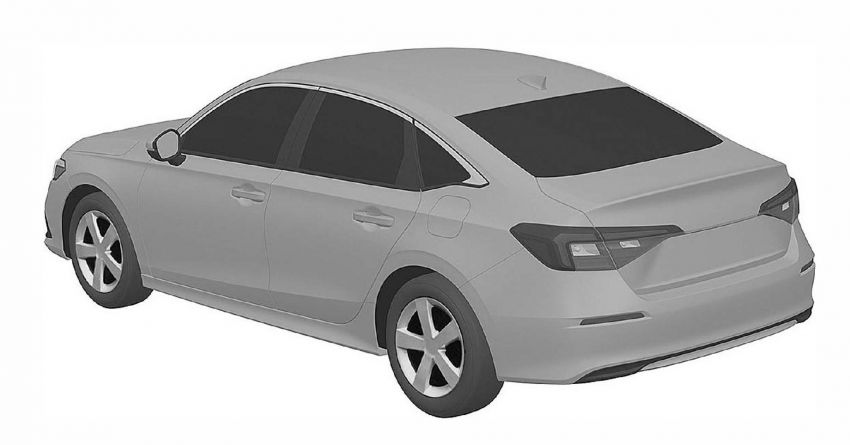 Eleventh-generation Honda Civic design revealed in patent images – sedan and hatchback versions seen 1185465
