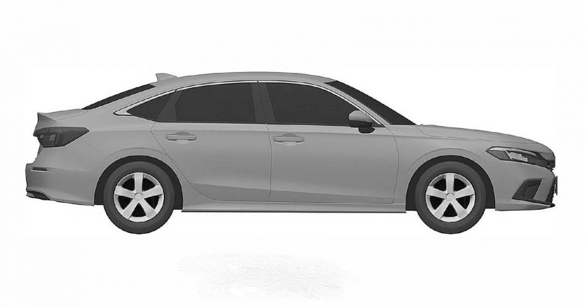 Eleventh-generation Honda Civic design revealed in patent images – sedan and hatchback versions seen 1185468
