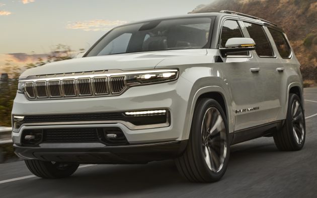 Jeep Grand Wagoneer Concept previews new premium SUV lineup – plug-in hybrid power, production in 2021