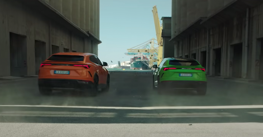 VIDEO: Lamborghini Urus Pearl Capsule chase scenes 1173161