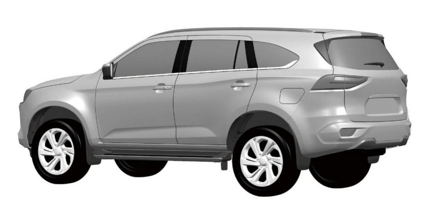 Next-gen Isuzu MU-X revealed in Japan patent images 1184918