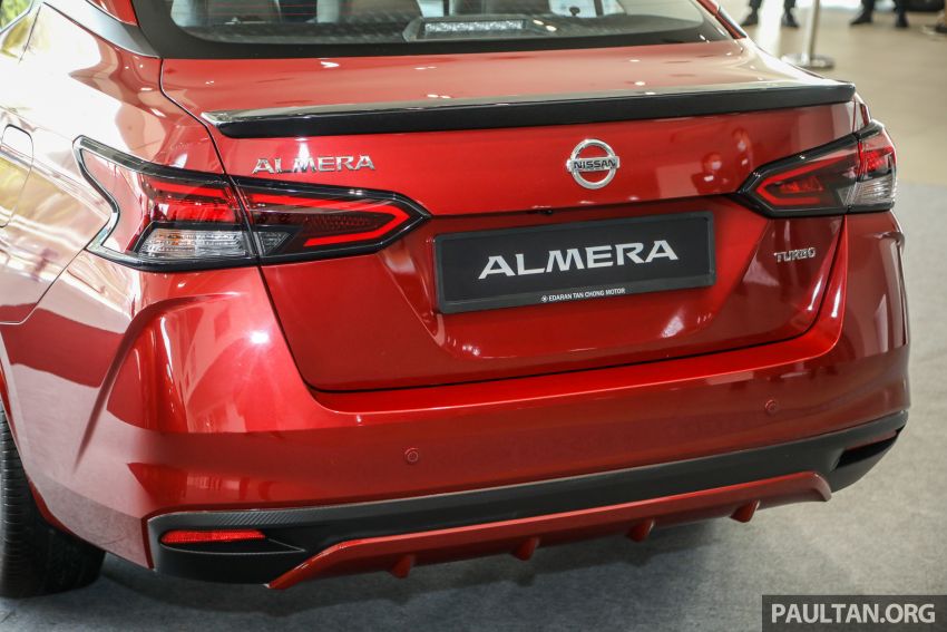 Nissan Almera 2020 di M’sia — perincian lengkap spesifikasi tiga varian, 1.0 liter turbo/CVT, dari RM8Xk 1171419