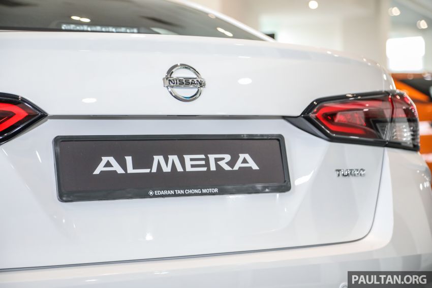 Nissan Almera 2020 di M’sia — perincian lengkap spesifikasi tiga varian, 1.0 liter turbo/CVT, dari RM8Xk 1171554