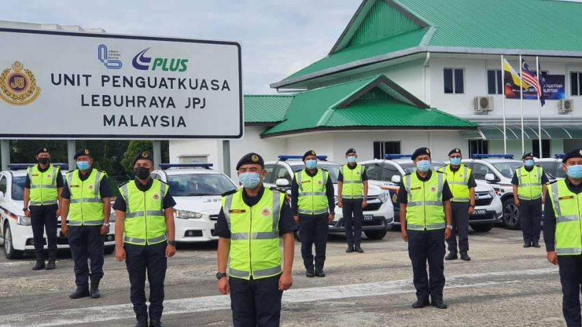 PLUS, JPJ set up first highway enforcement unit on North-South Expressway at former Jelapang Toll Plaza 1176257