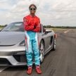 Porsche 718 Spyder driven by 16-year-old Chloe Chambers sets a new vehicle slalom world record