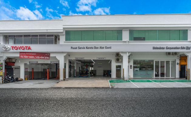 Pusat servis Toyota Taman Mayang dinaiktaraf ke 2S
