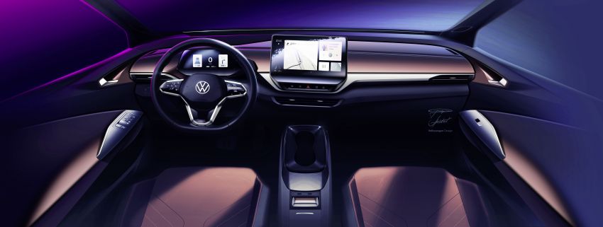 Volkswagen ID.4 – bahagian dalam pula didedah, pengenalan penuh SUV elektrik baru hujung bulan ini 1172311