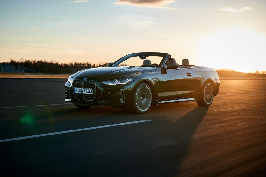 G23 BMW 4 Series Convertible debuts – less weight, 80-litre gain in luggage capacity with new fabric roof 1258965