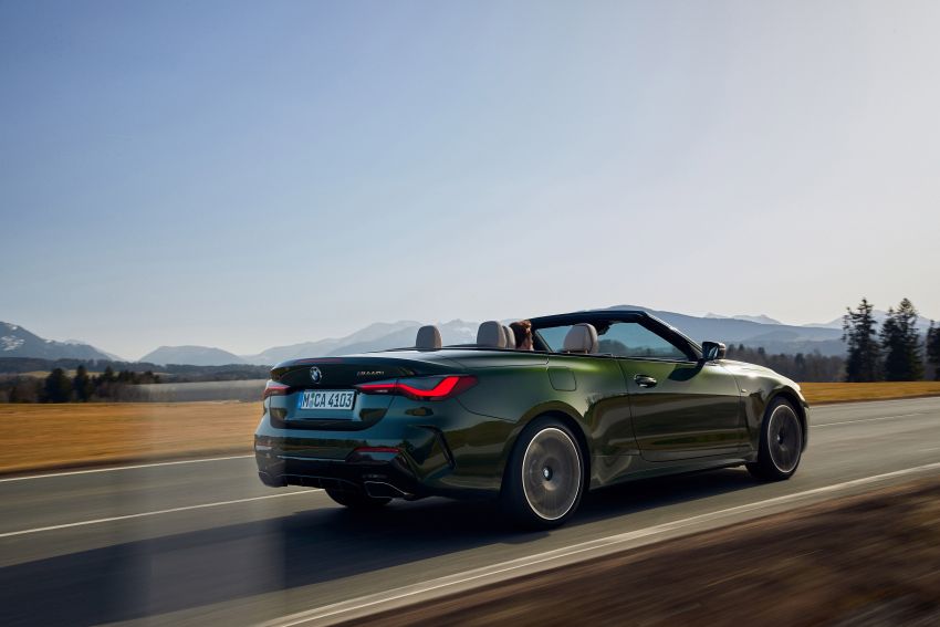 G23 BMW 4 Series Convertible debuts – less weight, 80-litre gain in luggage capacity with new fabric roof 1258968