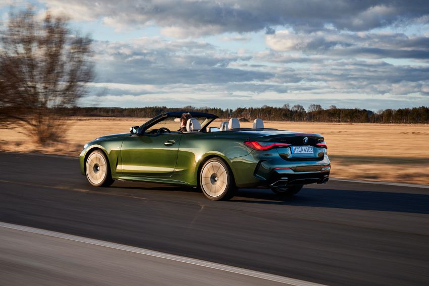 G23 BMW 4 Series Convertible debuts – less weight, 80-litre gain in luggage capacity with new fabric roof 1258970