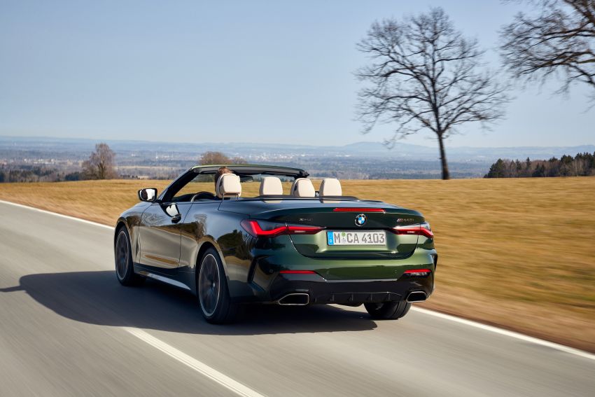 G23 BMW 4 Series Convertible debuts – less weight, 80-litre gain in luggage capacity with new fabric roof 1258974