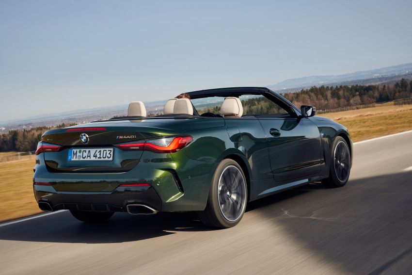 G23 BMW 4 Series Convertible debuts – less weight, 80-litre gain in luggage capacity with new fabric roof 1258980