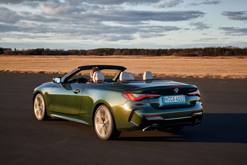 G23 BMW 4 Series Convertible debuts – less weight, 80-litre gain in luggage capacity with new fabric roof 1258982