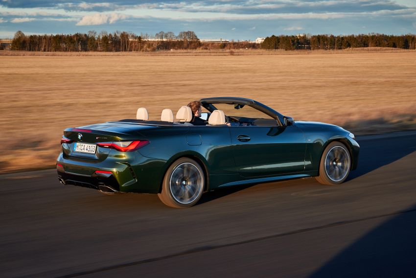 G23 BMW 4 Series Convertible debuts – less weight, 80-litre gain in luggage capacity with new fabric roof 1258983