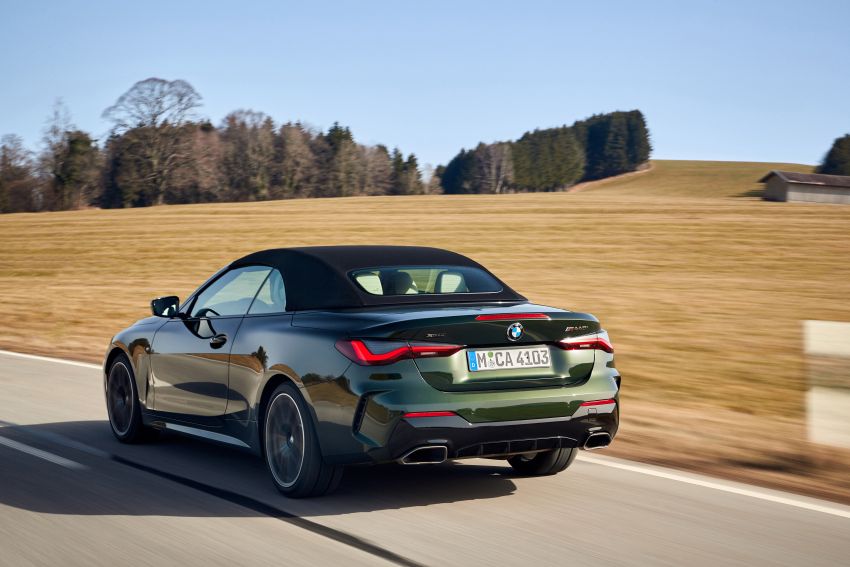 G23 BMW 4 Series Convertible debuts – less weight, 80-litre gain in luggage capacity with new fabric roof 1258991