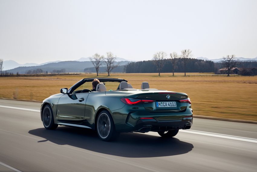 G23 BMW 4 Series Convertible debuts – less weight, 80-litre gain in luggage capacity with new fabric roof 1259001