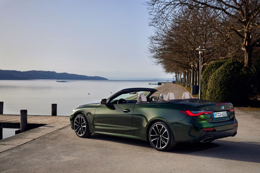 G23 BMW 4 Series Convertible debuts – less weight, 80-litre gain in luggage capacity with new fabric roof 1259004
