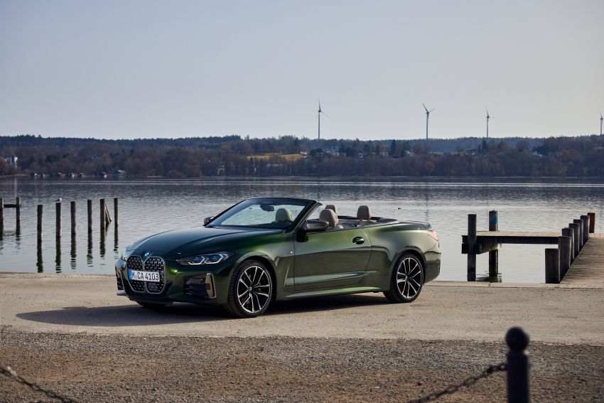 G23 BMW 4 Series Convertible debuts – less weight, 80-litre gain in luggage capacity with new fabric roof 1259007
