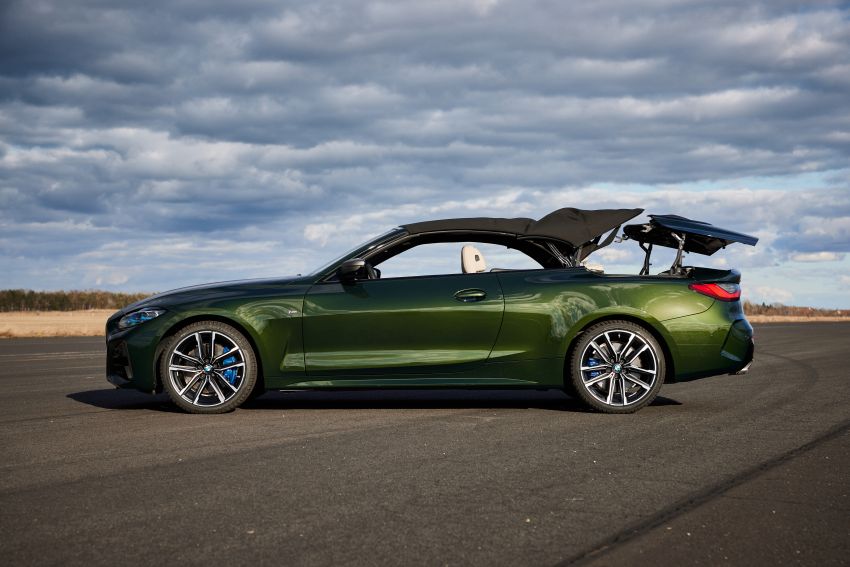 G23 BMW 4 Series Convertible debuts – less weight, 80-litre gain in luggage capacity with new fabric roof 1259039