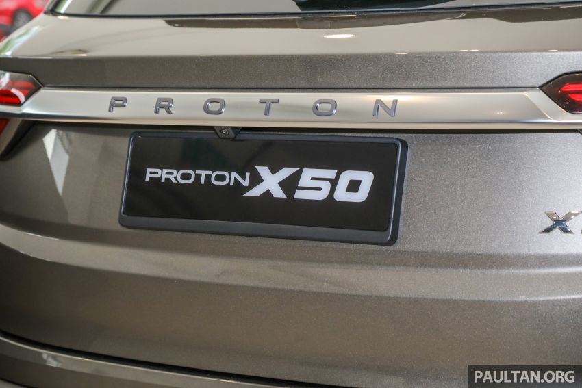 Proton X50 SUV launched in Malaysia – 1.5L turbo three-cylinder engine; 7DCT; RM79,200 to RM103,300 Image #1200205