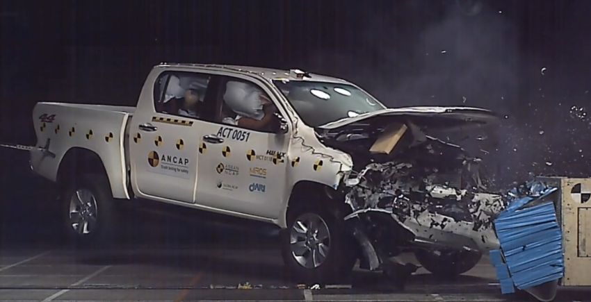 ASEAN NCAP: Toyota Hilux dan Fortuner facelift terima lima-bintang; laporan bersama video ujian 1191228