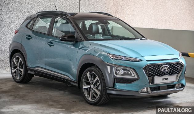 Hyundai Kona B-SUV launched in Malaysia – 2.0L NA; 1.6L Turbo with 177 PS, 7DCT; CBU from RM116k