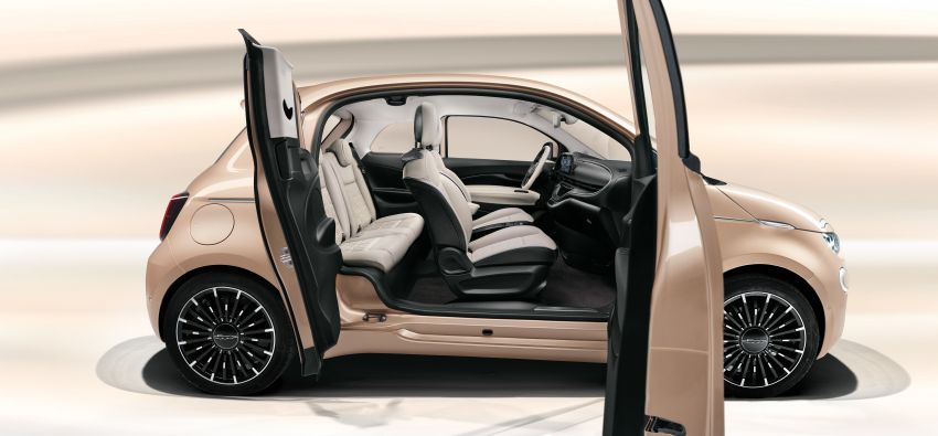 2021 Fiat 500 3+1 debuts – EV gains small third door 1197869