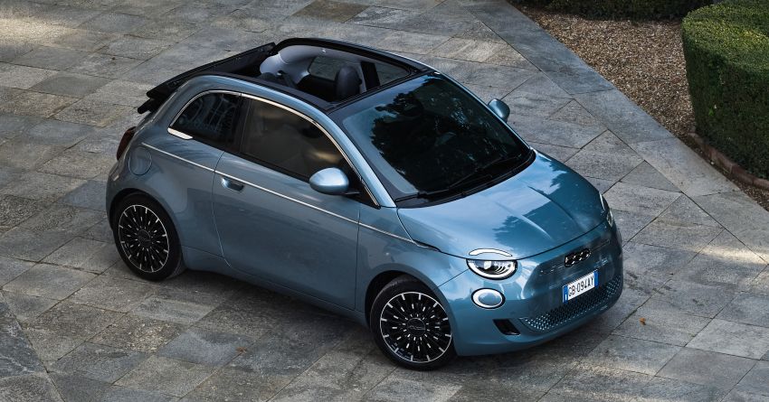 2021 Fiat 500 3+1 debuts – EV gains small third door 1197897