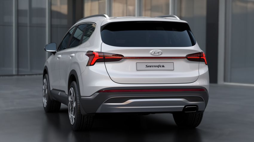 2021 Hyundai Santa Fe facelift debuts in US – 191 hp 2.5L GDI and 277 hp T-GDI, 225 hp 1.6L turbo hybrid 1192099