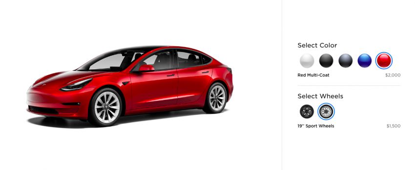 2021 Tesla Model 3 gains interior and exterior updates – up to 564 km drive range; 0-96 km/h in 3.3 seconds 1194823
