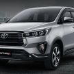 Toyota Innova facelift unveiled in Indonesia – 2.0L petrol and 2.4L diesel, five trim variants; fr RM95,320