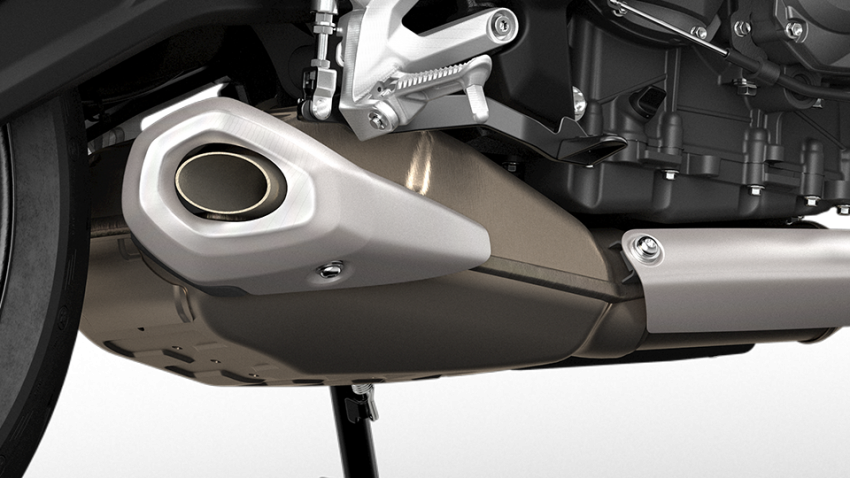 Triumph Trident 660 diperkenal – RM39k di UK, enjin tiga silinder 660 cc 80 hp, meter TFT, suspensi Showa 1202012