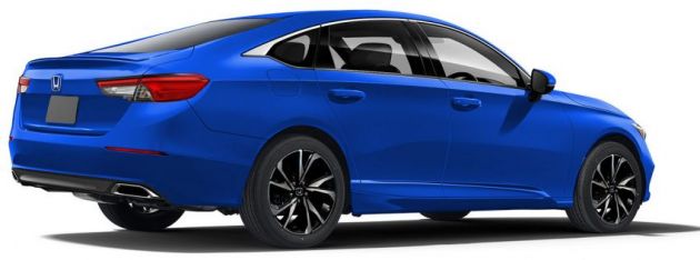 Honda Civic 2022 dalam imej <em>render</em> versi produksi